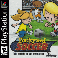 Backyard Soccer Playstation US box art